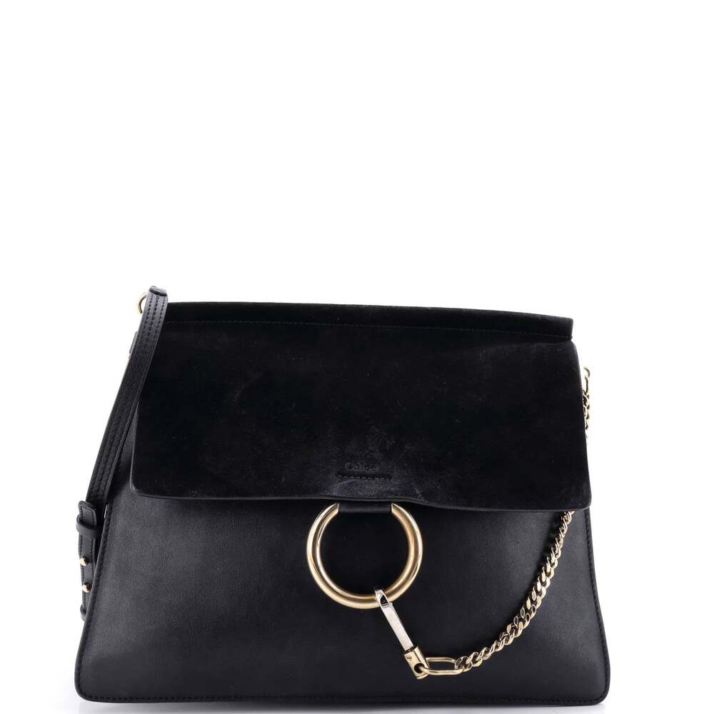 Chloe Faye Shoulder Bag Leather Medium #242726C59B